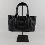 Prada Handbag Black Leather Vintage — view 2