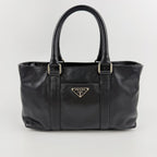 Prada Handbag Black Leather Vintage — view 3