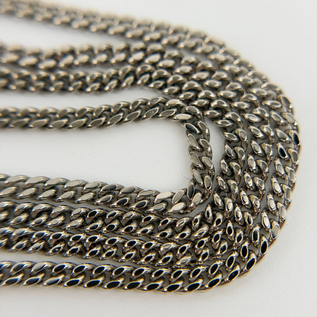 Fendi FF Logo Necklace Silver Vintage — view 5