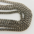 Fendi FF Logo Necklace Silver Vintage — view 5