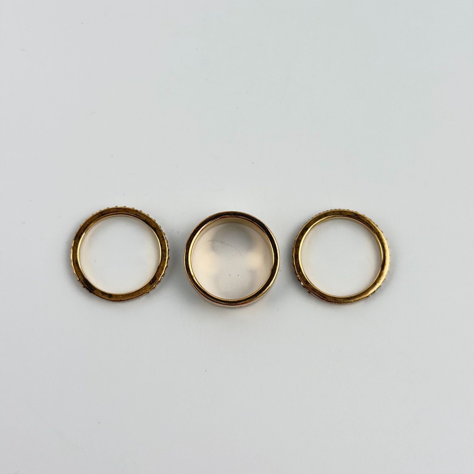 Dior Ring Set Gold Vintage — view 4