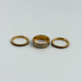 Dior Ring Set Gold Vintage