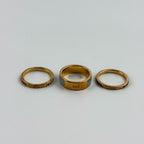 Dior Ring Set Gold Vintage — view 3