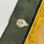 Hermes Carre 90 Plumes Et Grelots Feathers and Bells Scarf Silk Green Multi — view 4