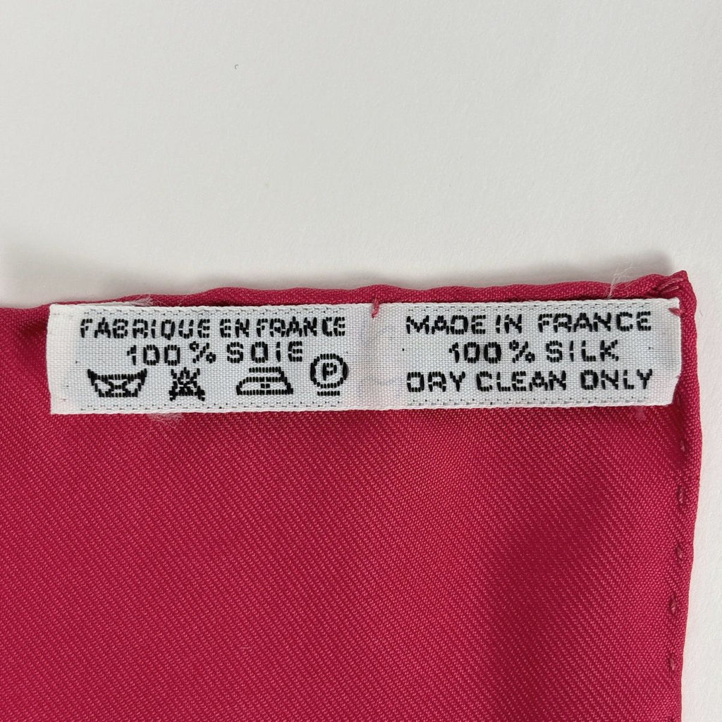 Hermes Carre 90 Scotland Scarf Silk Red Multi — view 2