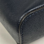 Louis Vuitton Anton Pochette Shoulder Bag Taiga Blue Marine — view 3
