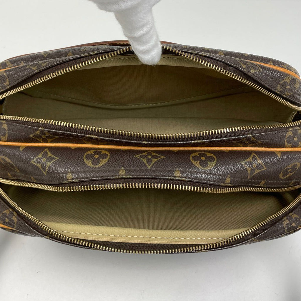 Louis Vuitton Reporter PM Crossbody Shoulder Bag Monogram Brown — view 9