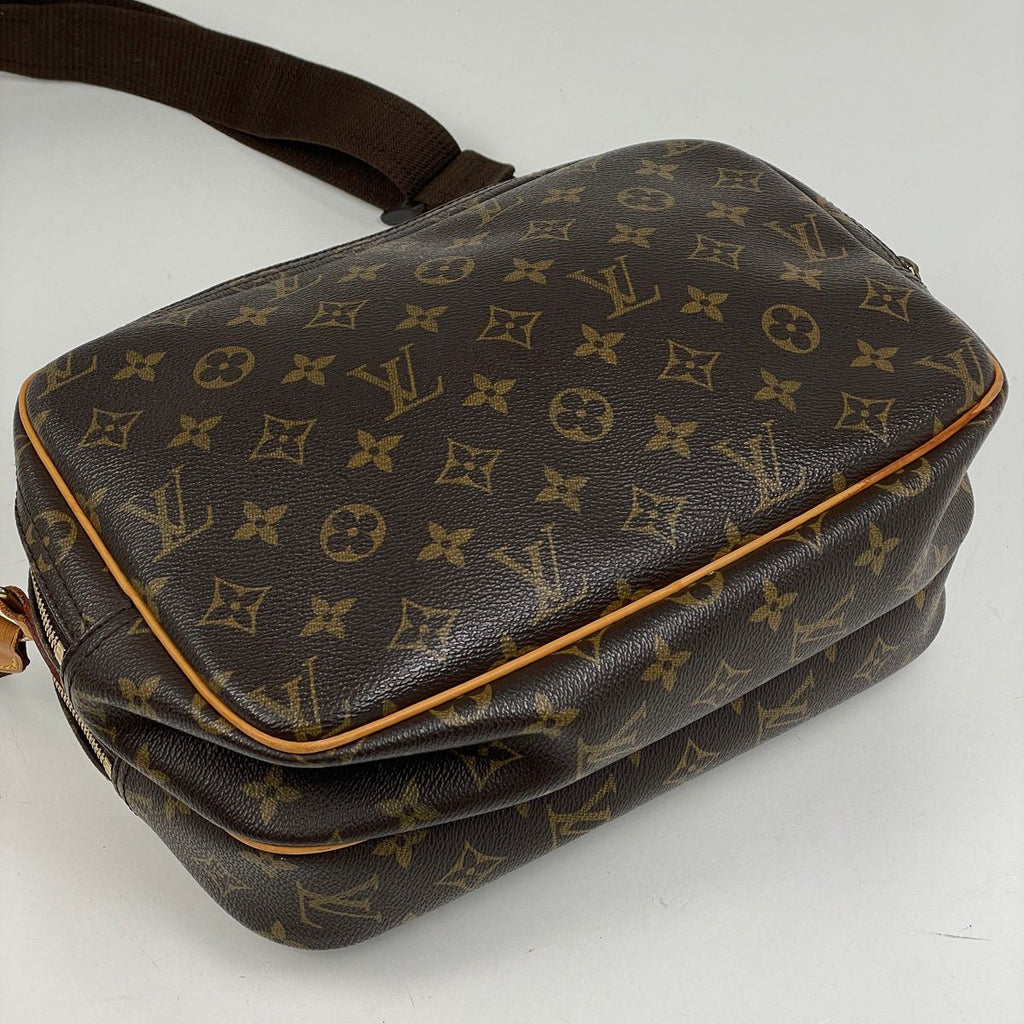 Louis Vuitton Reporter PM Crossbody Shoulder Bag Monogram Brown — view 2