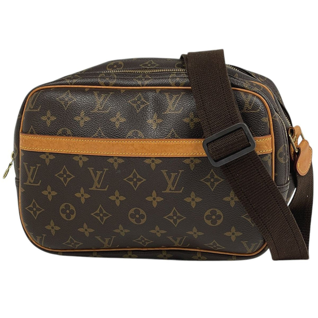 Louis Vuitton Reporter PM Crossbody Shoulder Bag Monogram Brown