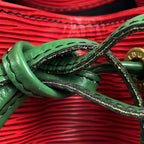 Louis Vuitton Noe Tricolor Shoulder Bag Epi Castilian Red Multi — view 4