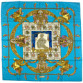 Hermes Carre 90 Hommage a Charles Garnier Lou Tribute Scarf Silk Blue Multi