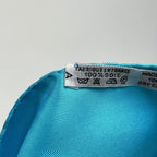 Hermes Carre 90 Hommage a Charles Garnier Lou Tribute Scarf Silk Blue Multi — view 3