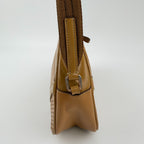 Prada Shoulder Bag Beige Leather Vintage — view 4