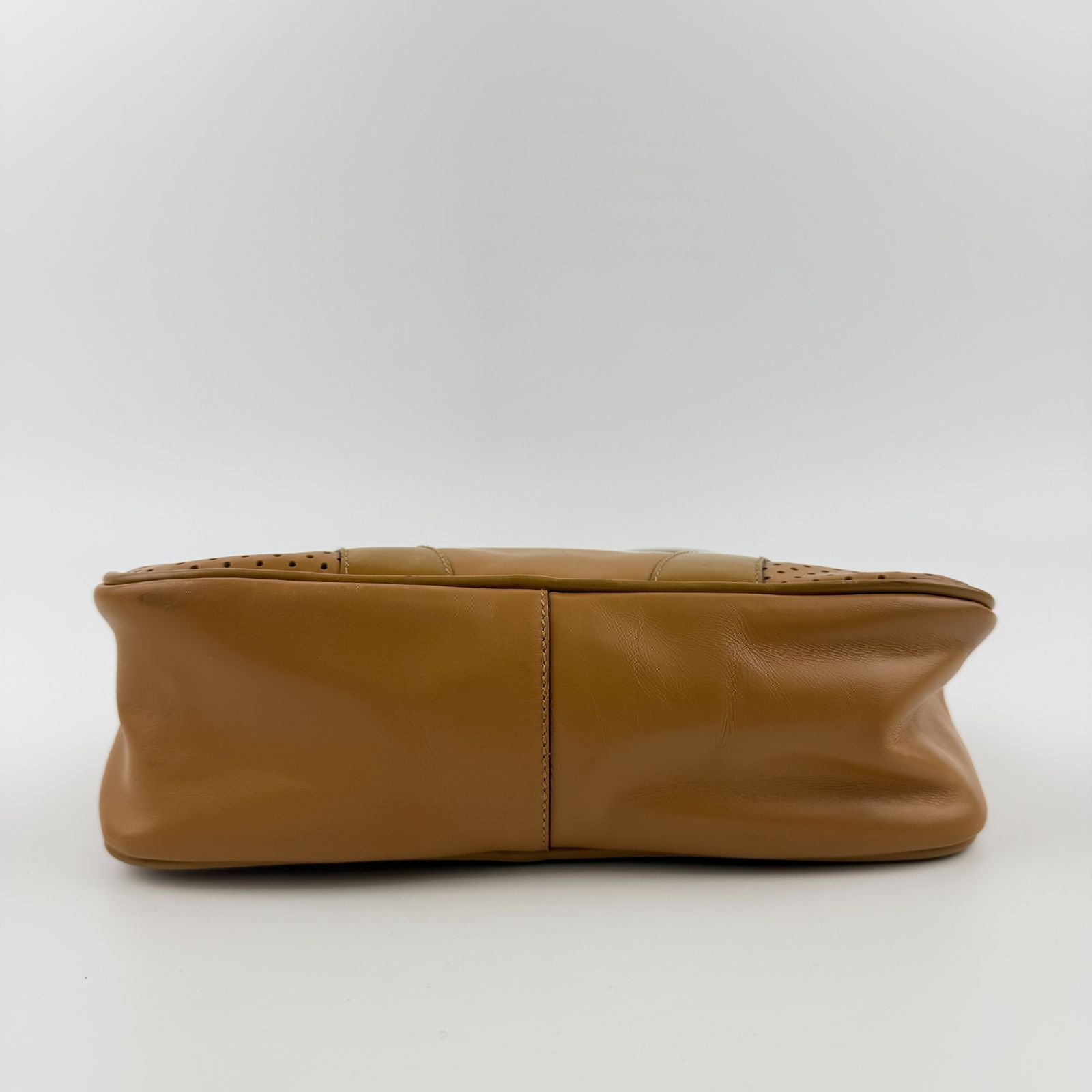 Prada Shoulder Bag Beige Leather Vintage — view 6