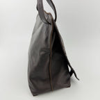 Bottega Veneta Intrecciato Shoulder Bag Crossbody Brown Leather Vintage — view 7