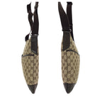 Gucci Beige Brown GG Canvas Leather Shoulder — view 8