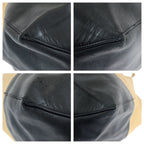 Celine Horizontal Cabas Bicolor Beige Black Gold Leather Tote Shoulder — view 3