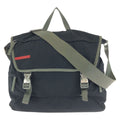 Prada Sports Line Black Gray Silver Nylon Shoulder