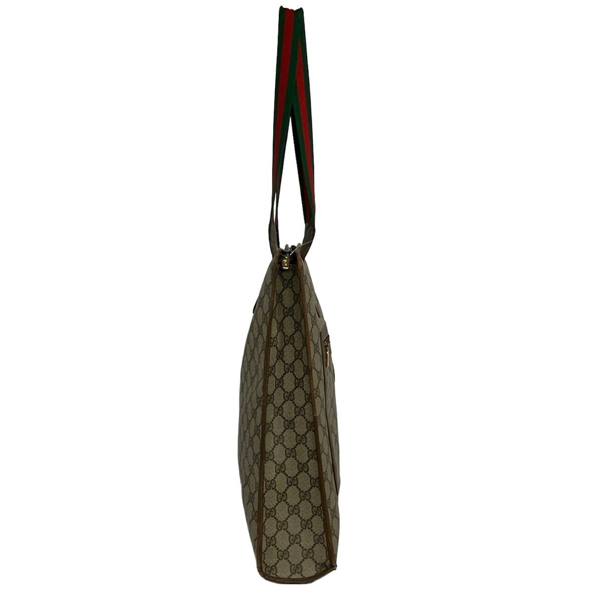 Gucci Shoulder Bag Vintage GG Plus Supreme Beige Light Brown Multi Leather — view 2