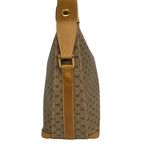 Gucci Shoulder Bag Vintage Micro GG Beige Light Brown Dark Leather — view 4
