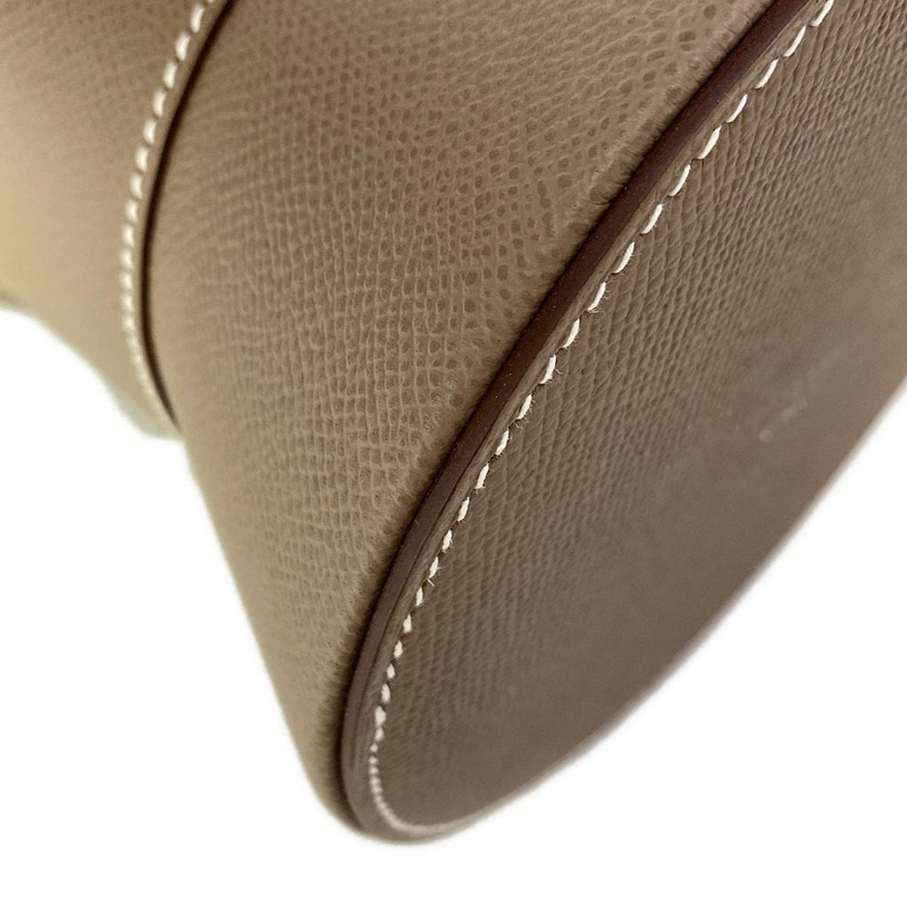 Hermes Handbag Mini Medall Etoupe Silver — view 8