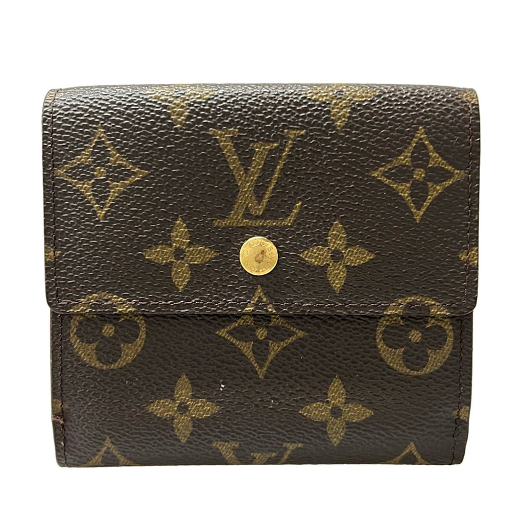 Louis Vuitton Hook Wallet Monogram Porte Monet Billets Cult Cles Leather