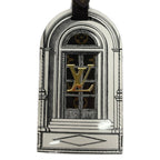 Louis Vuitton LV Fornasetti Porte Cles Tagua Kitetura Monogram White Name — view 4