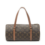 Louis Vuitton Papillon Brown Monogram Canvas Handbag — view 5