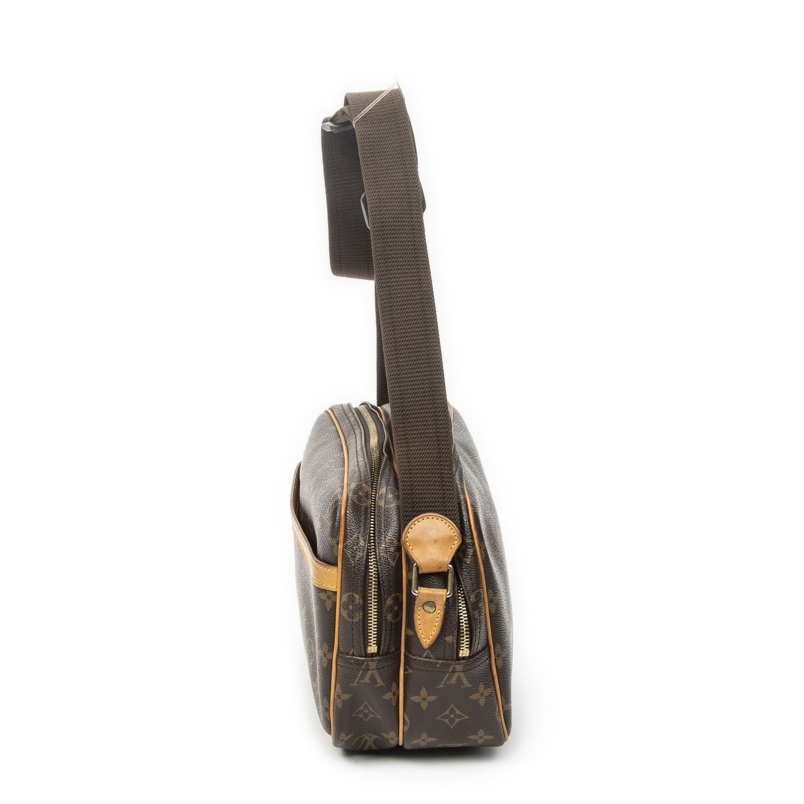 Louis Vuitton Reporter Brown Monogram Canvas Messenger — view 3