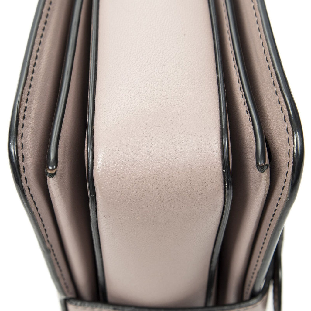 Bottega Veneta Mini Runway Pink Intrecciato Leather Messenger — view 7