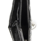 Dior Lady Dior Chain Clutch Black Cannage Patent Leather — view 7