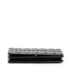 Dior Lady Dior Chain Clutch Black Cannage Patent Leather — view 6