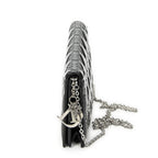 Dior Lady Dior Chain Clutch Black Cannage Patent Leather — view 3