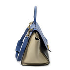Celine Tricolor blue Black calfskin Leather Messenger — view 4