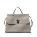 Gucci Large Daily Top Handle Gray Calfskin Leather