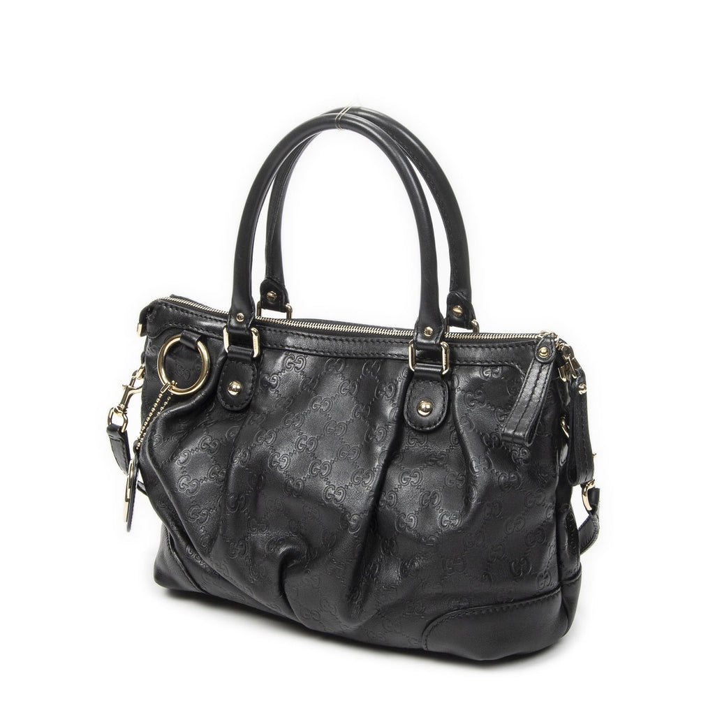 Gucci Sukey Top Handle Black Guccissima — view 2