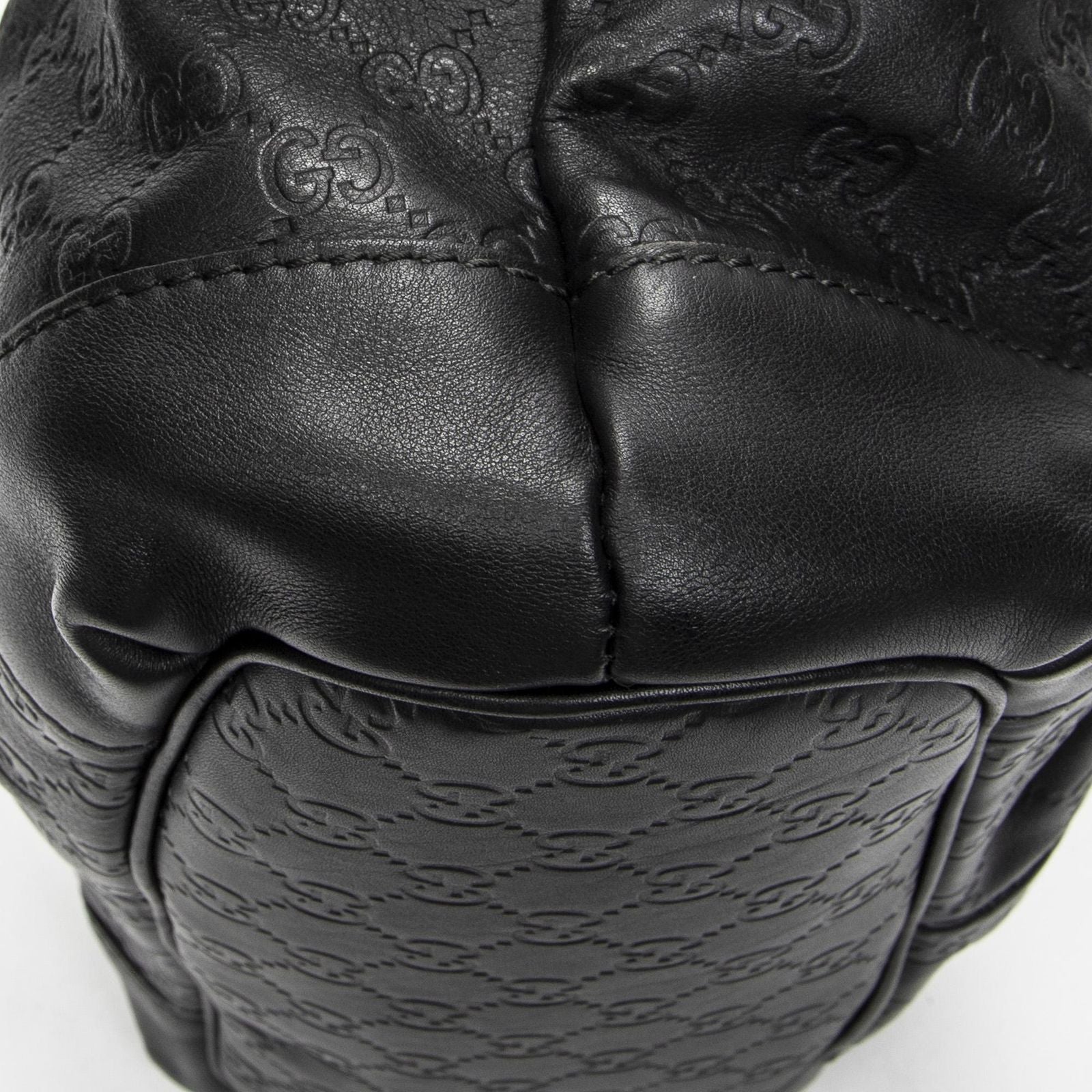 Gucci Sukey Top Handle Black Guccissima — view 7