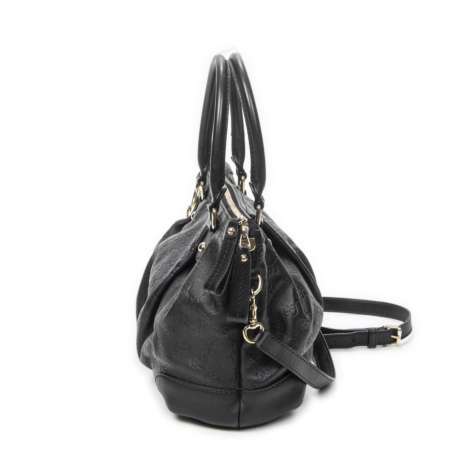Gucci Sukey Top Handle Black Guccissima — view 3