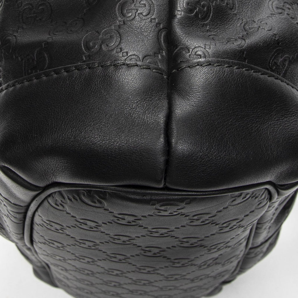 Gucci Sukey Top Handle Black Guccissima — view 8