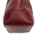 Gucci Small Bree Tote Red Micro Guccissima Leather — view 8