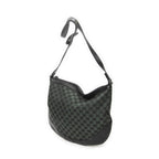 Gucci Half Moon Messenger Black Dark Green GG Canvas — view 2