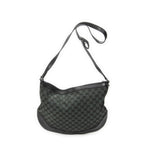 Gucci Half Moon Messenger Black Dark Green GG Canvas — view 5