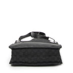 Gucci Vertical Eclipse Black GG Canvas Messenger — view 6