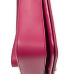 Saint Laurent Line Flap Cross Belt Bag Fuchsia Pink Calfskin Leather — view 7