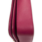 Saint Laurent Line Flap Cross Belt Bag Fuchsia Pink Calfskin Leather — view 8