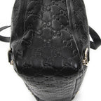 Gucci Large Abbey D Ring Tote Black Guccissima — view 8
