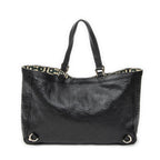 Gucci Large Abbey D Ring Tote Black Guccissima — view 5