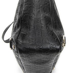 Gucci Large Abbey D Ring Tote Black Guccissima — view 7