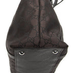 Gucci Abbey Tote Dark Brown GG Nylon Canvas — view 7