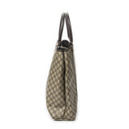 Gucci Vertical Tote Dark Brown Beige Supreme Canvas — view 3